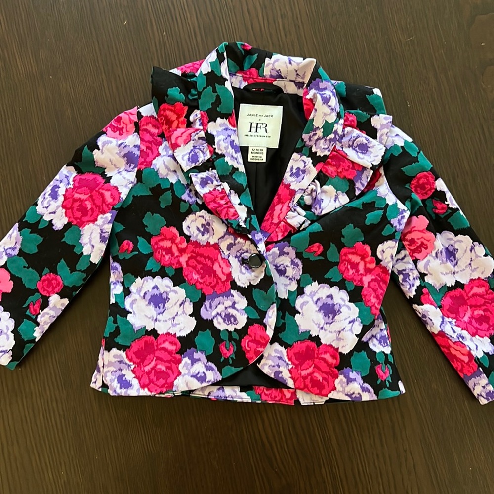 Harlem Fashion Row Floral Blazer